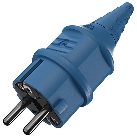 MENNEKES 10838 stekker RA AMAPLAST BLAUW afbeelding 2